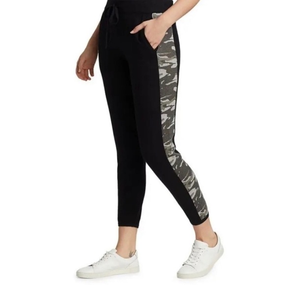 MONROW Camo cashmere blend soft sweatpants - Picture 2 of 7